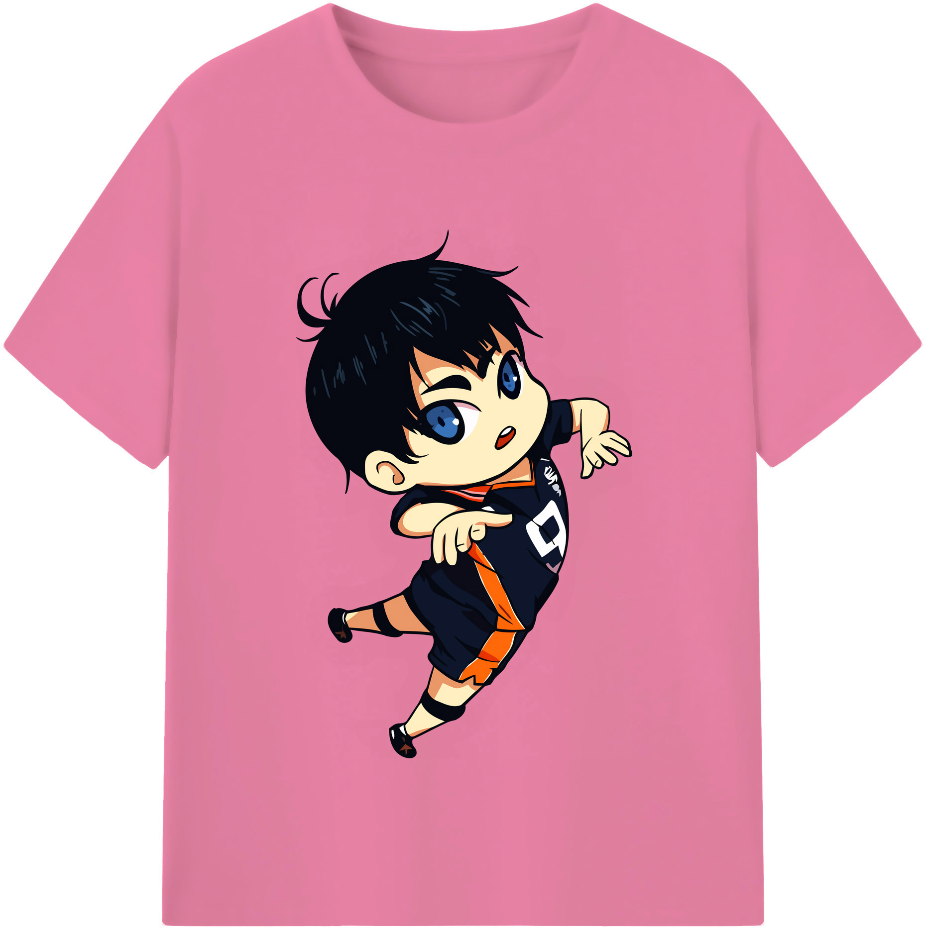 （画像用） ハイキュー!! Haikyu!! 綿100％半袖Tシャツ（フロントプリント）